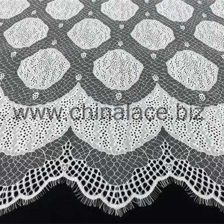 What are the different types of lace styles that are used in fashion and home décor?